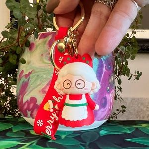 Mrs. Claus Key Charm / Purse Charm/ Backpack Charm